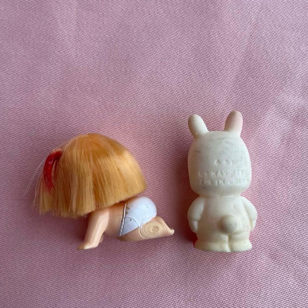 ママは小学4年生 フィギュア ミニドール 指人形 当時品 ソフビ レア