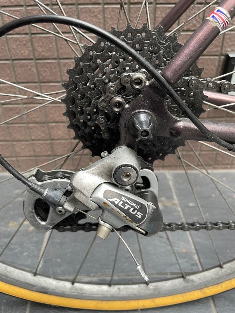 ラレー　Raleigh RFT パープルブラウン