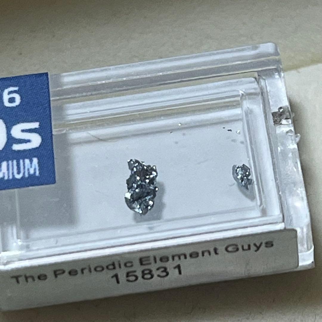 超希少！オスミウム99.9%レアメタル周期要素タイルクリスタル