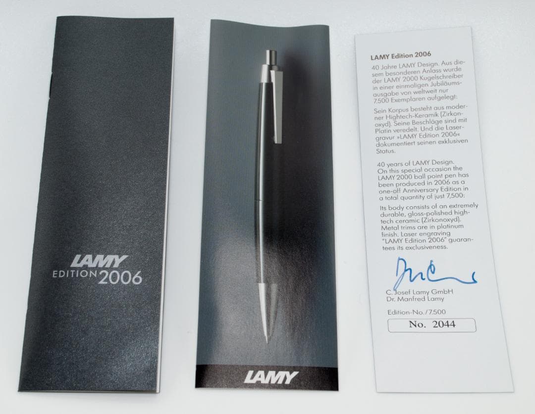 2006限定 Lamy2000 ceramicom セラミコン ボールペン 新品｜限定品
