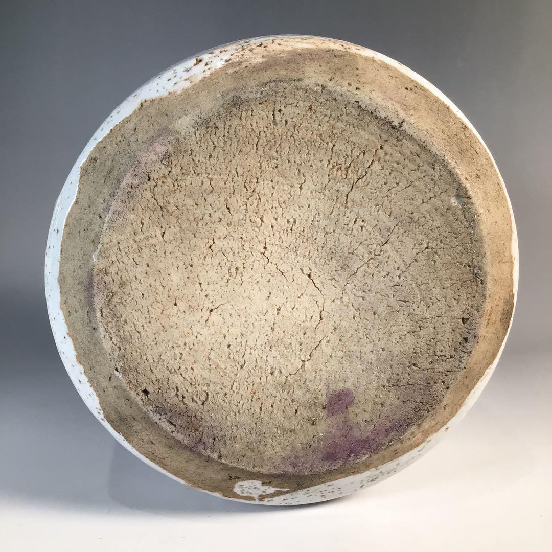 M836 水指 『墨田窯 金太漢造』『老梅文』『一重口水指』 共箱