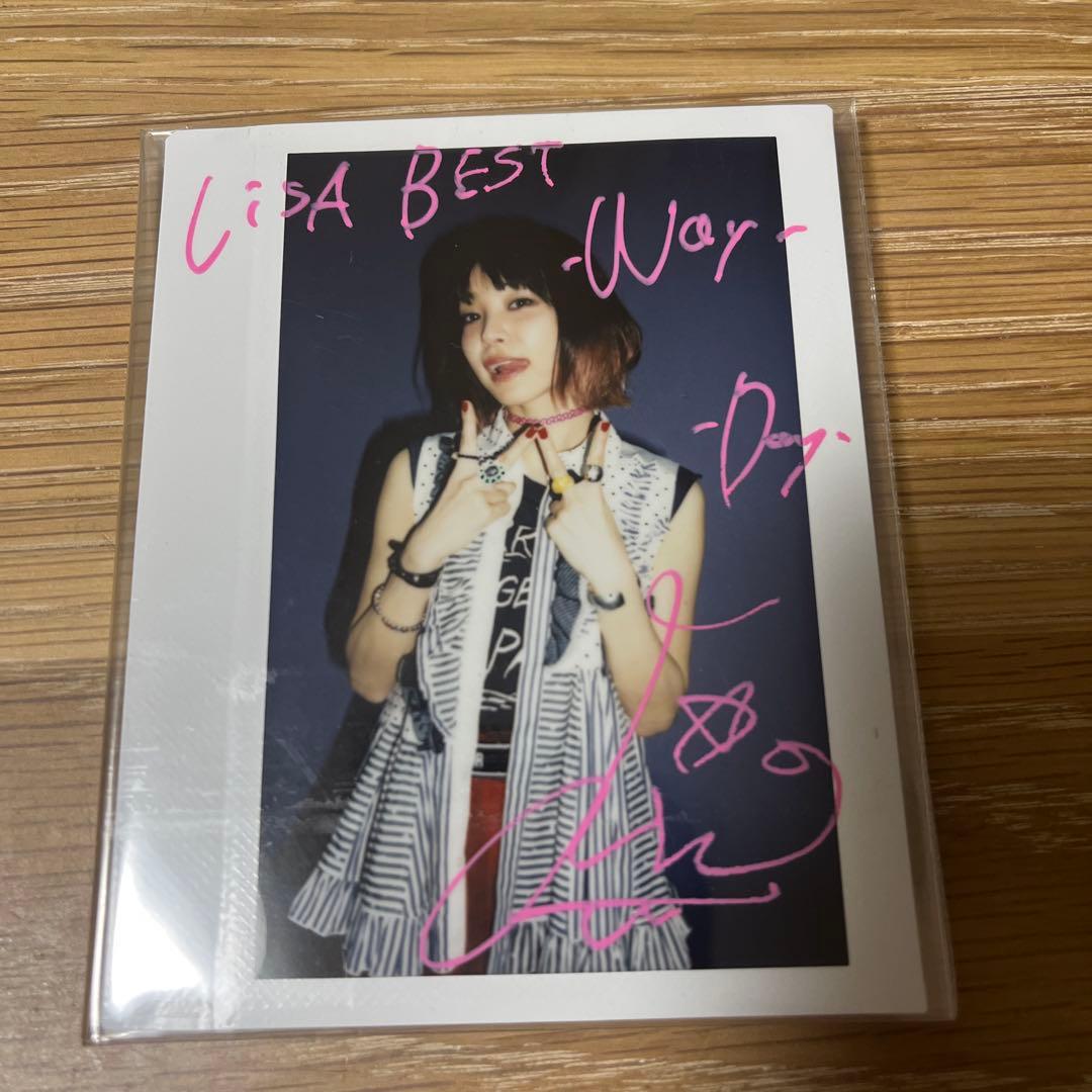 LiSA直筆サイン入りポラロイド BLACKPINK LISA 直筆サイン入りチェキ