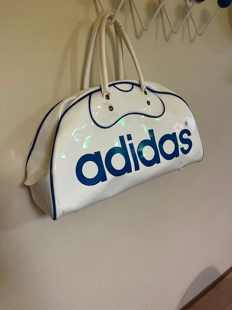 adidas アディダス 80s エナメルバッグ ボストンバッグ ビンテージ