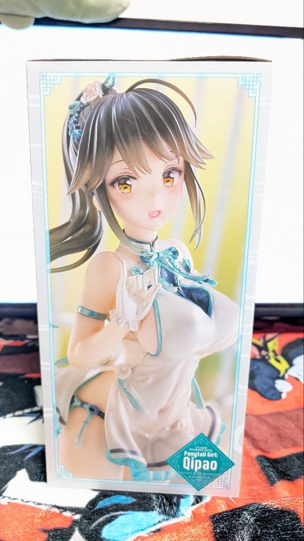 ポニーテールの女の子:チーパオPVC製完成品・1/6スケール・全高約285mm