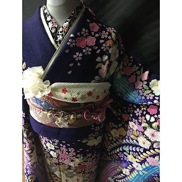 注文 桐屋翠山工房 徳永憲峯 逸品 辻ヶ花 絞り 本振袖