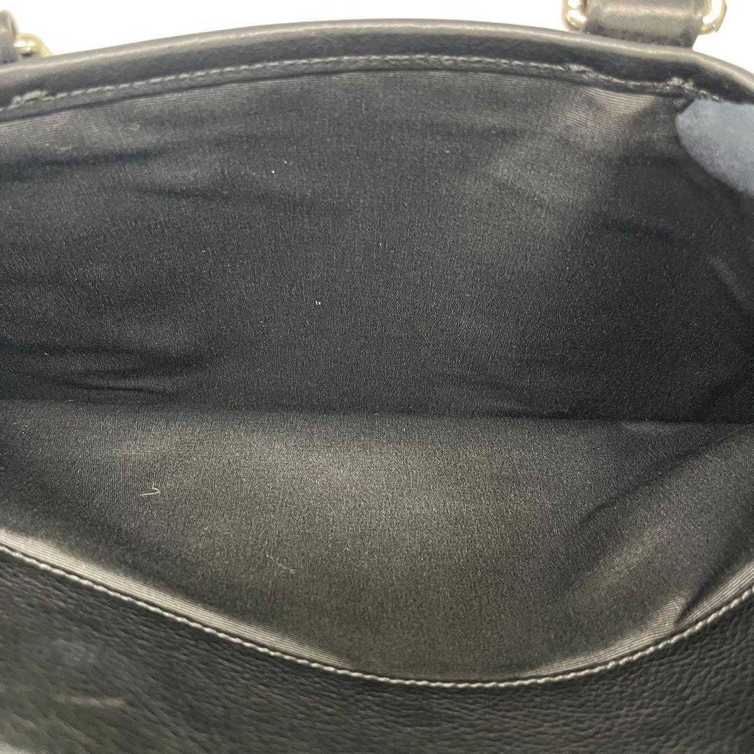 美品　COACH　コーチ　ビジネスバッグ　オールレザー　ブラック