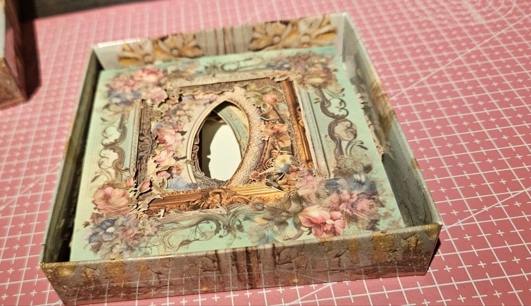 【使用済】nene様 フレーム 7箱セット コラージュ素材