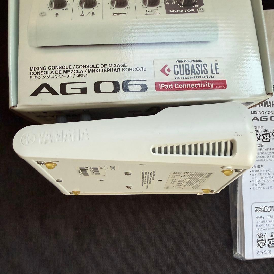 ヤマハ ミキシングコントロール YAMAHA AG06 箱付き usb ヤマハ