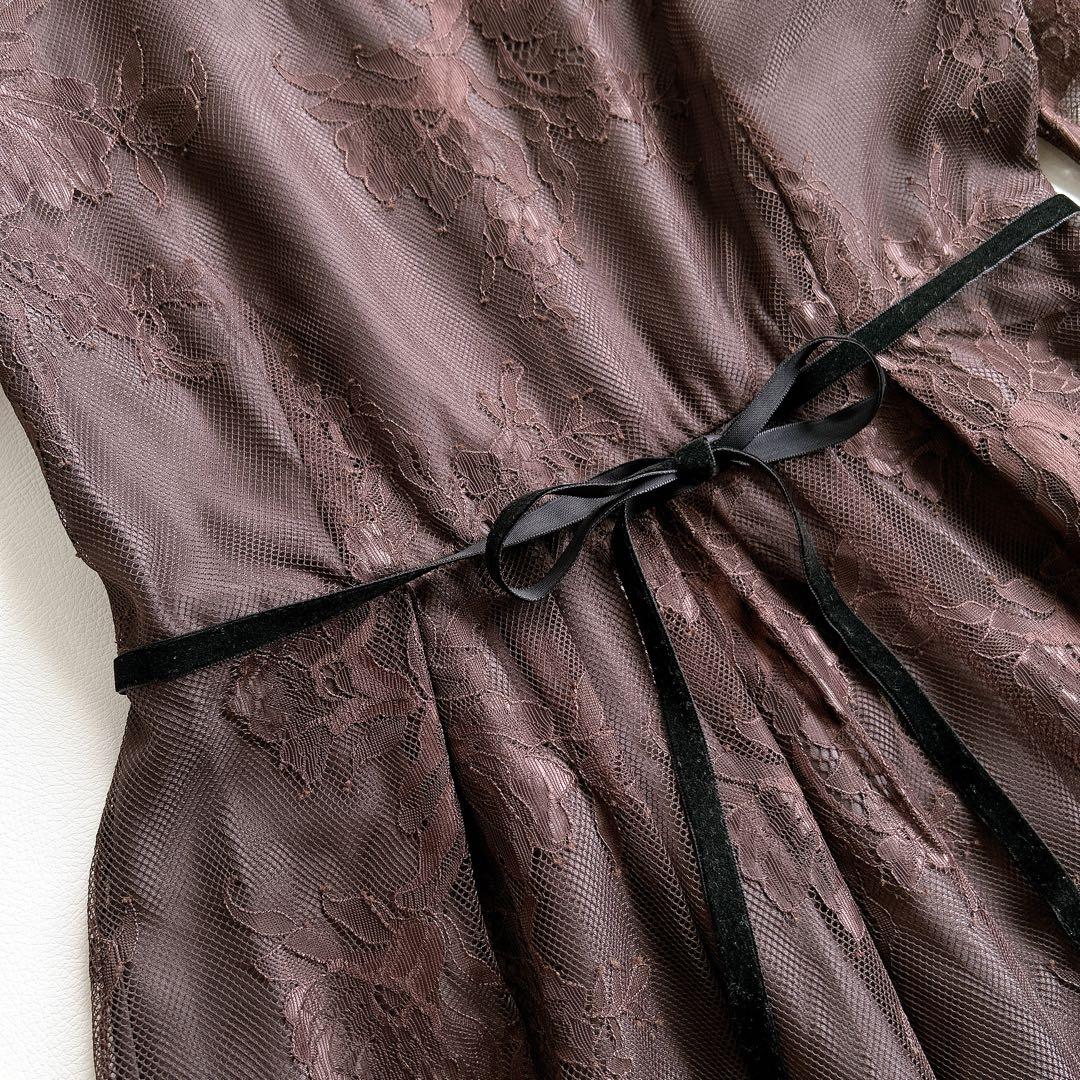 新品☆リルフェテpetirobe パーティドレス ティアードレースワンピース