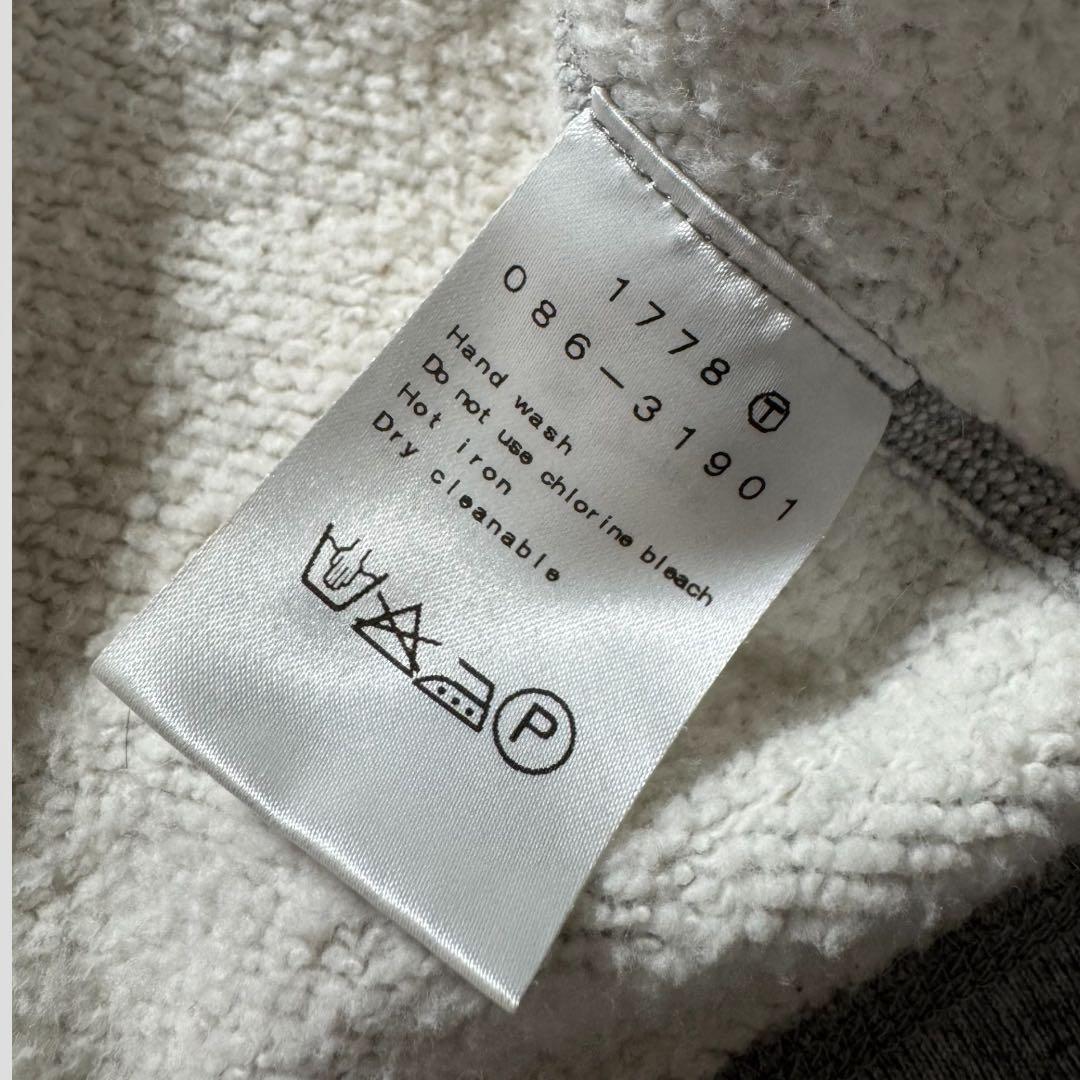 1702◆DRESSTERIORドレステリア D刺繍ジップアップパーカー グレー