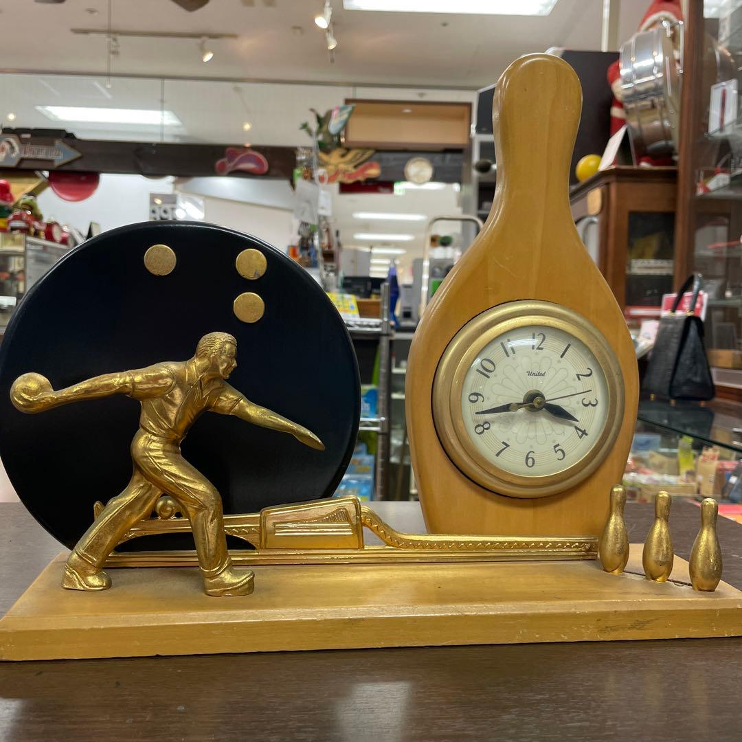 70'S？RINDEN ボーリングモチーフ目覚まし時計