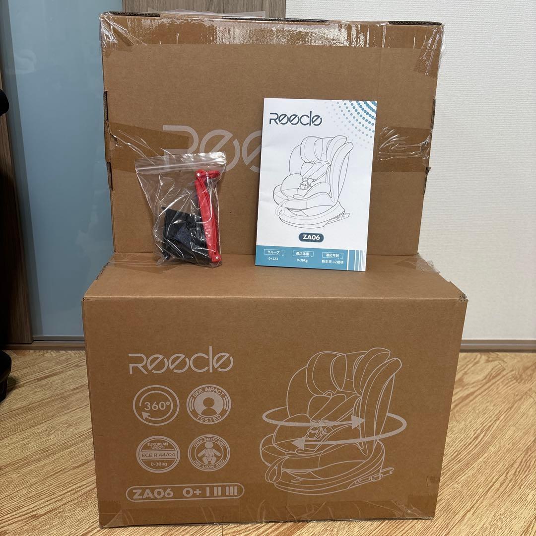 Reecle チャイルドシート 360度回転式新生児-12歳頃ISOFIX対応