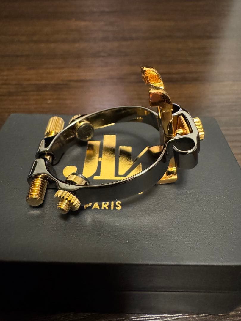 JLVリガチャー プラチナメッキ ソプラノサックス用