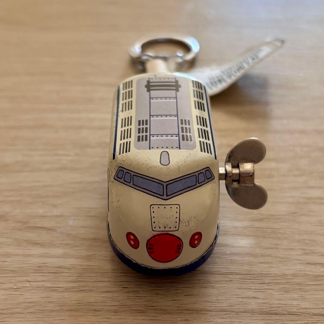 昭和レトロ ブリキ ゼンマイ式 新幹線 キーホルダー - メルカリ