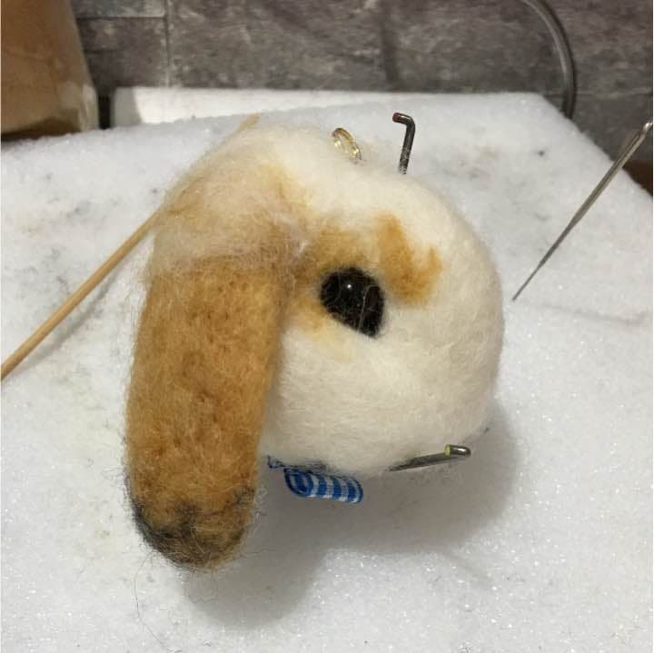 km様 うさぎさん羊毛フェルトストラップ