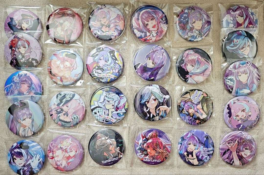 マクロスデルタ 美雲 缶バッジセット ワルキューレ マクロスδ 絶対LIVE