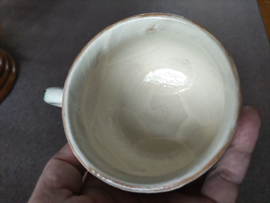 翌日発送 希少 先代作！陶葊・陶あん カップ＆ソーサー 牡丹絵