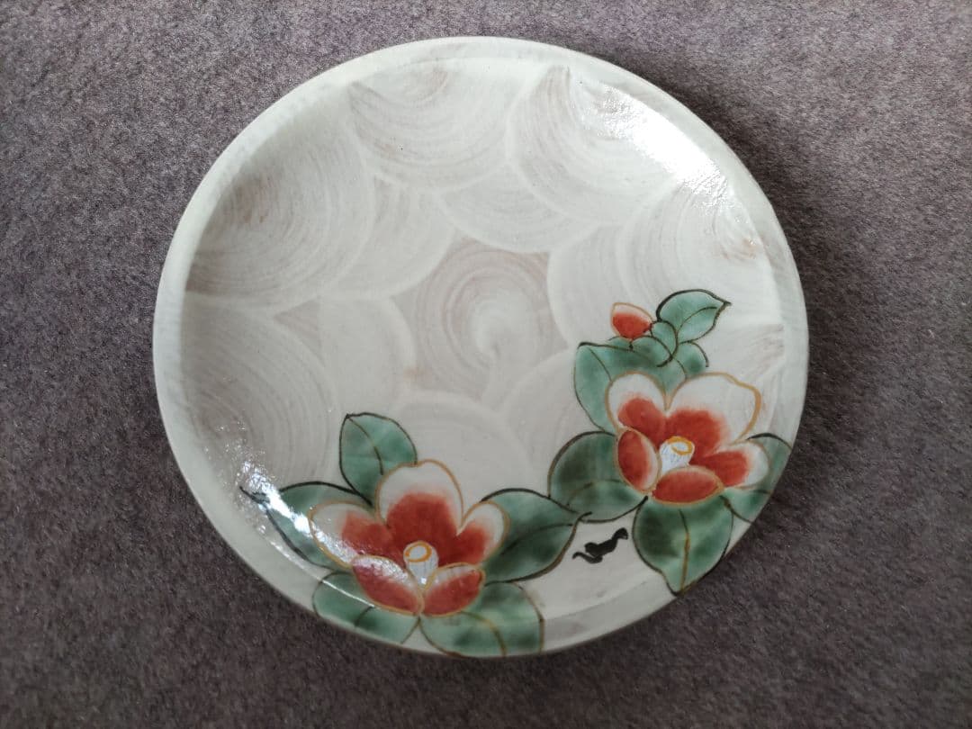 翌日発送 希少 先代作！陶葊・陶あん カップ＆ソーサー 牡丹絵