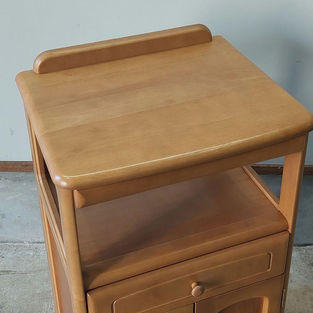 Karimoku カリモク ナチュラルウッド 天然木 電話台 ファック