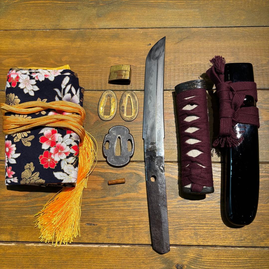 日本刀残欠クラフトナイフNo.74 政常 拵