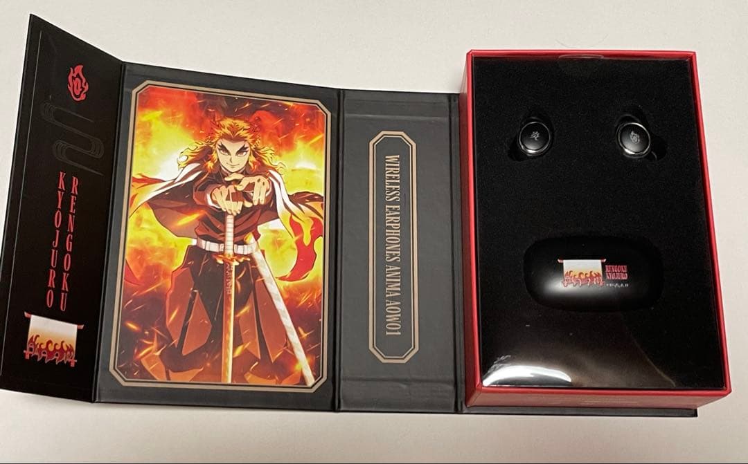 鬼滅の刃 煉獄杏寿郎 ONKYO オンキョー イヤホン 鬼滅の刃」“柱”完全