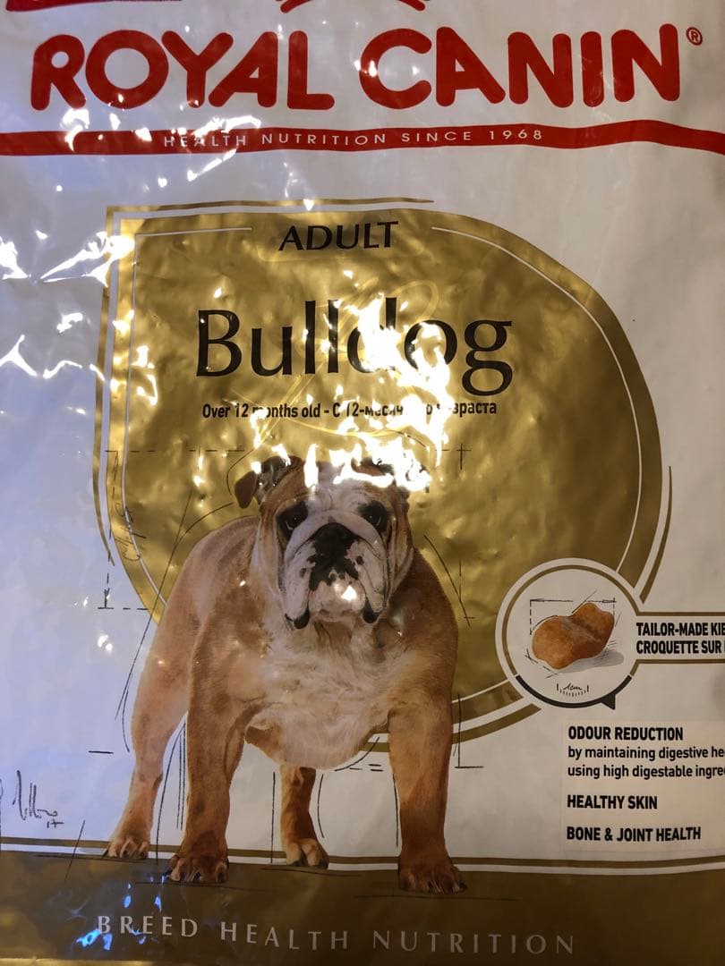 ロイヤルカナン】ブルドッグ専用フード 成犬〜高齢犬用 12kg ロイヤル