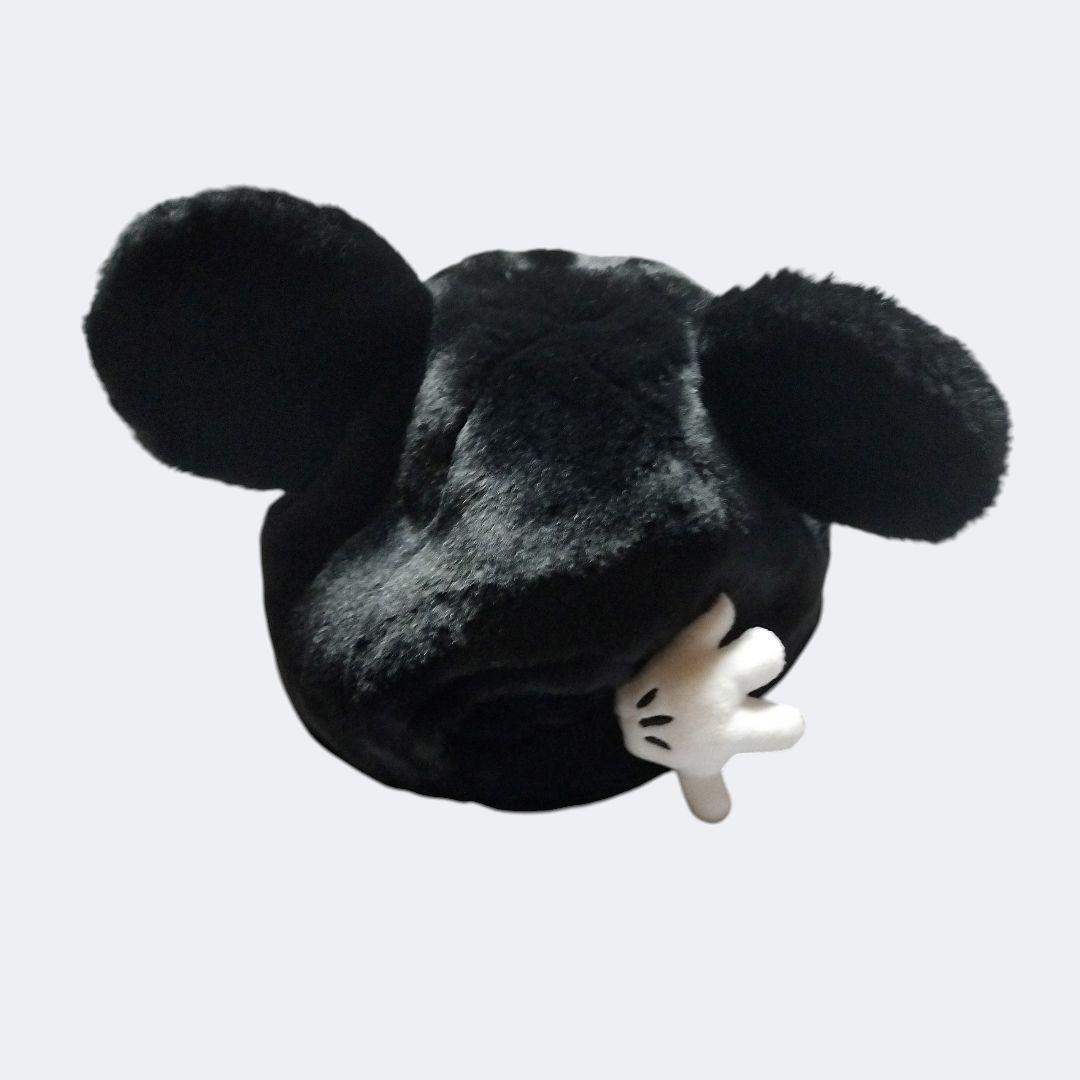 Disney ミッキーマウス耳付キャップ 黒 ファー 東京ディズニーリゾート