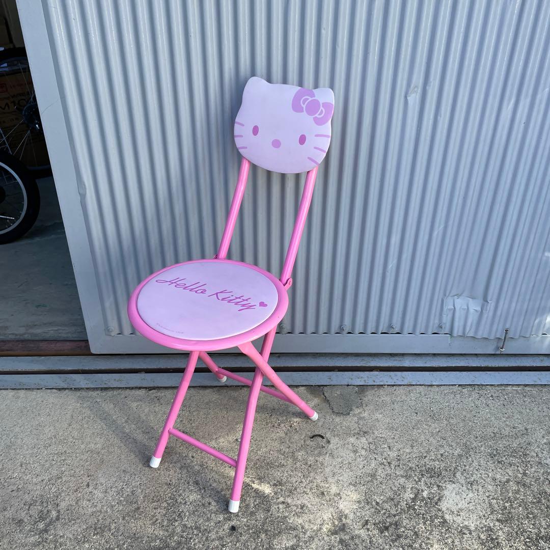 キティちゃん 折りたたみ椅子 - メルカリ