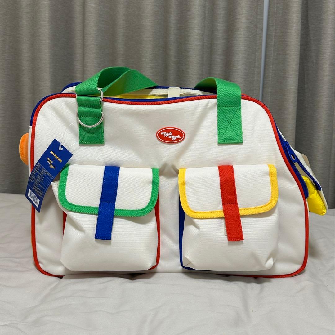 wiggle wiggle x pethroomコラボ 犬用 キャリーバッグ