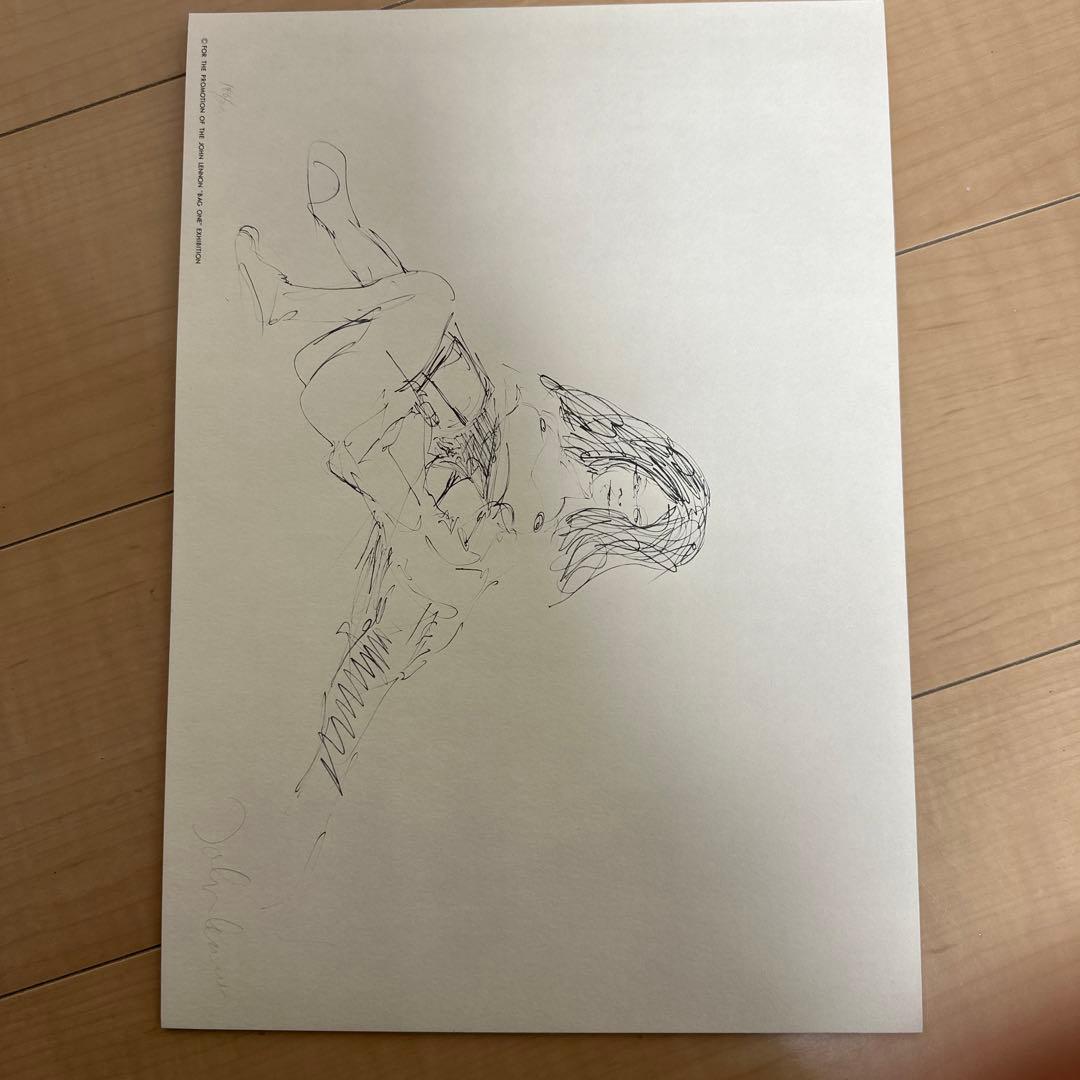 ジョンレノン／Bag One／リトグラフ／掛け時計 - メルカリ