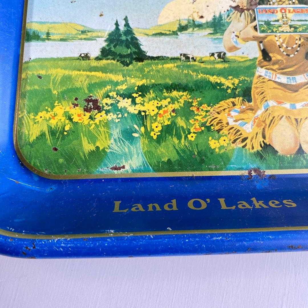 レア ブリキトレイ ヴィンテージ ランド O レイク1950年代 USA
