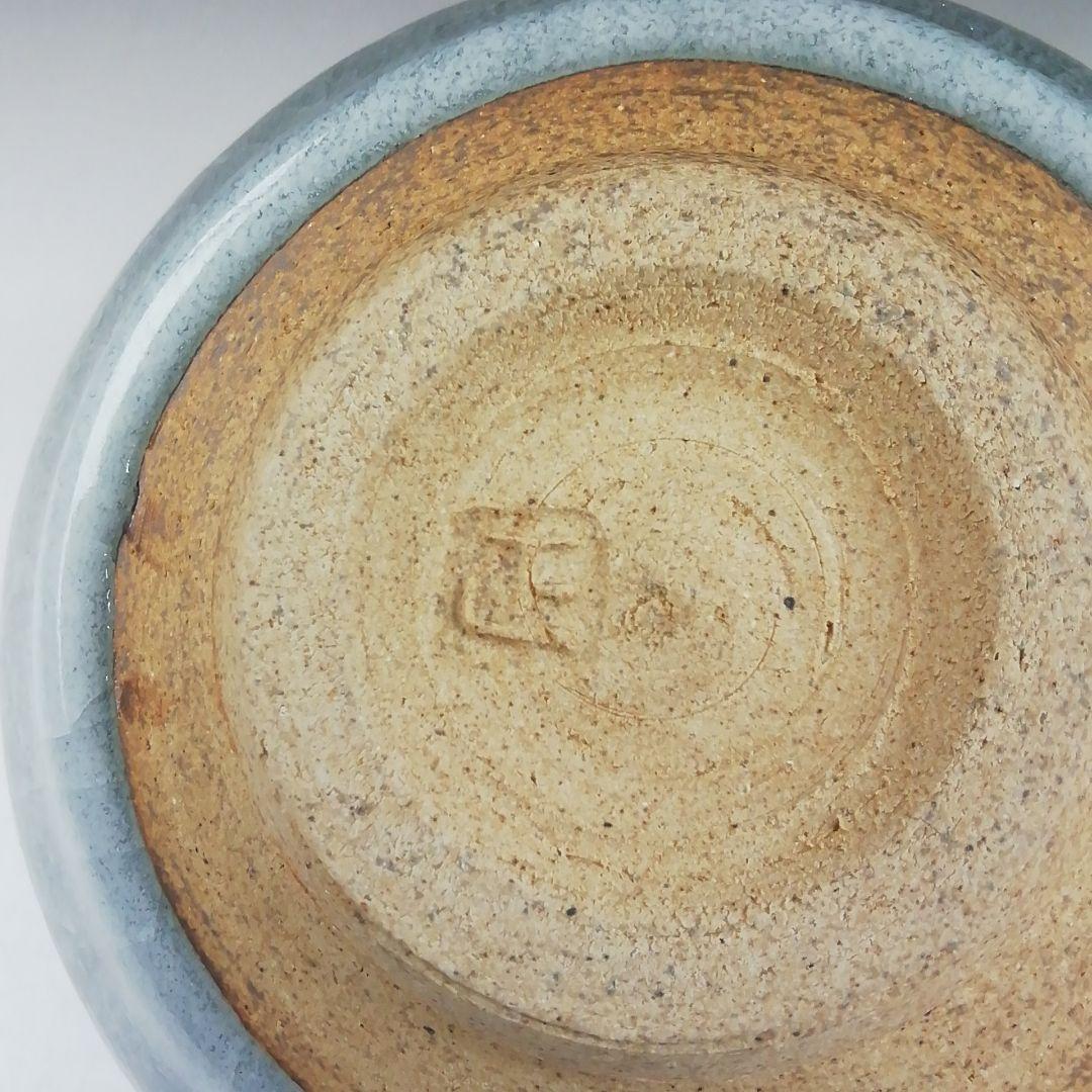 T413 茶碗 『白石釉 茶碗』『清水正 作』 共箱 抹茶碗 茶道具 美術