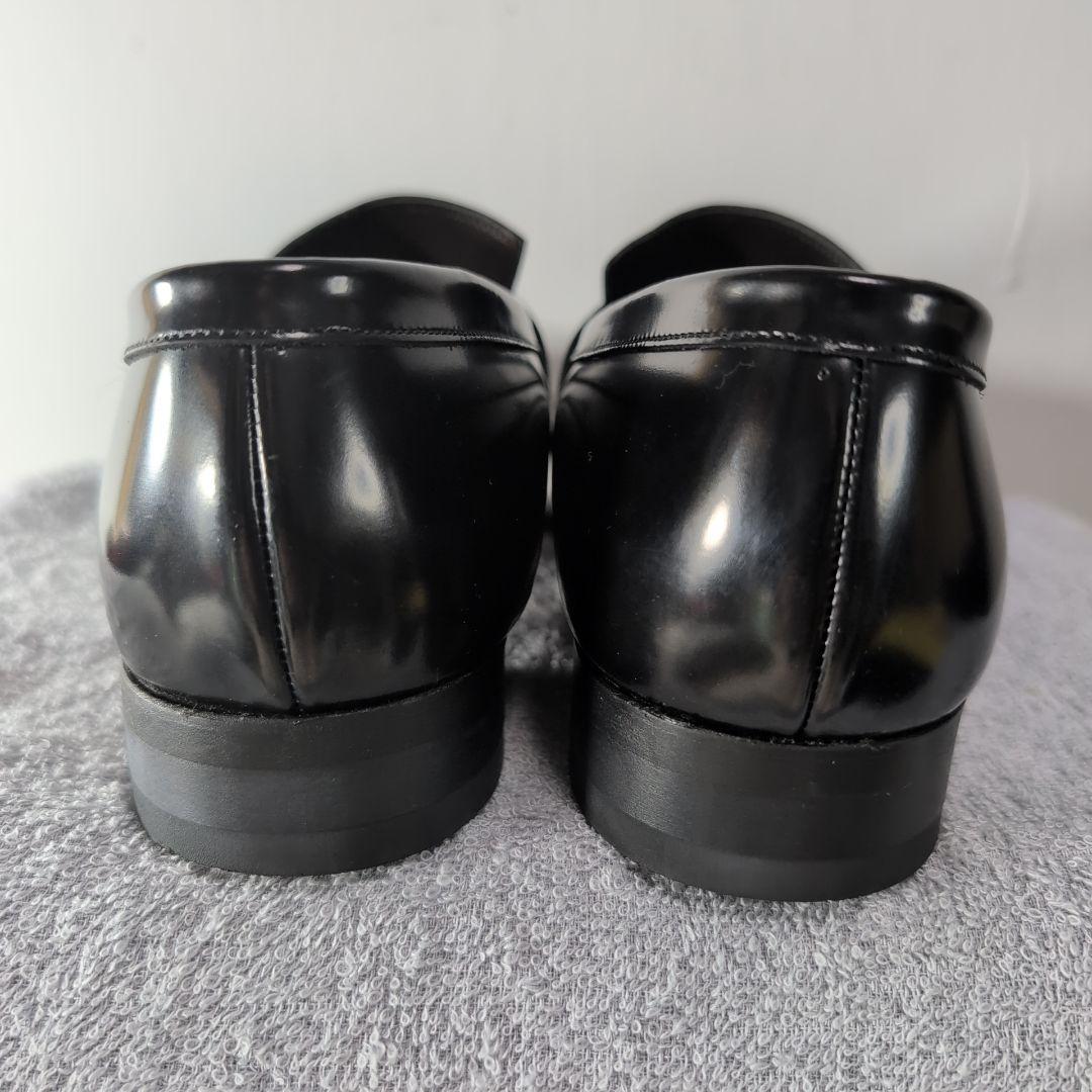 未使用級 REGAL  ペニー ローファー Uチップ 黒 26.5 レザー