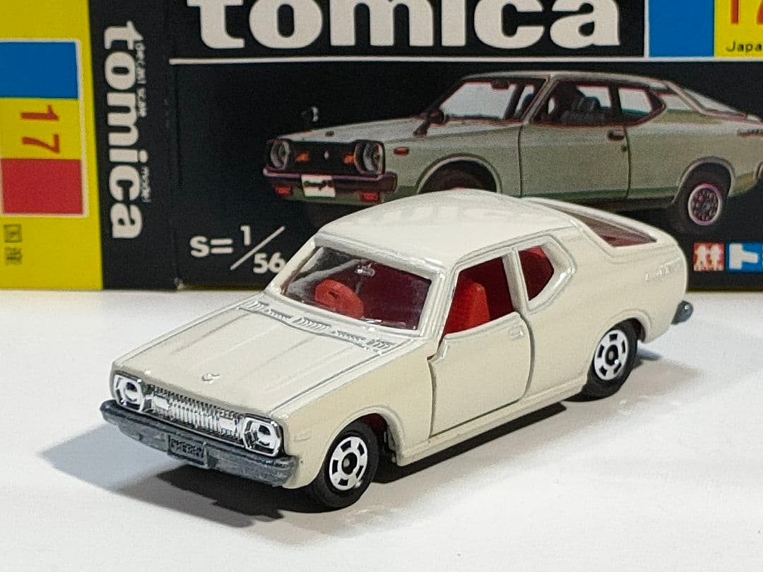 黒箱トミカ 17　日産チェリーFⅡ 1400クーペGX　美品　日本製　デッド