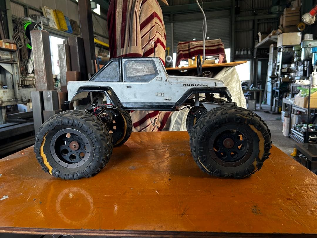 タミヤクラットバスター改 スティックシャーシ ハブリダクション4WS