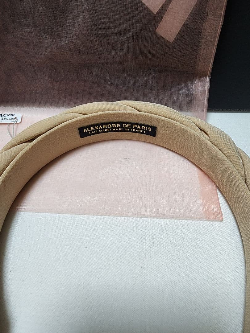 ALEXANDRE DE PARISカチューシャ TIMLESS SATIN