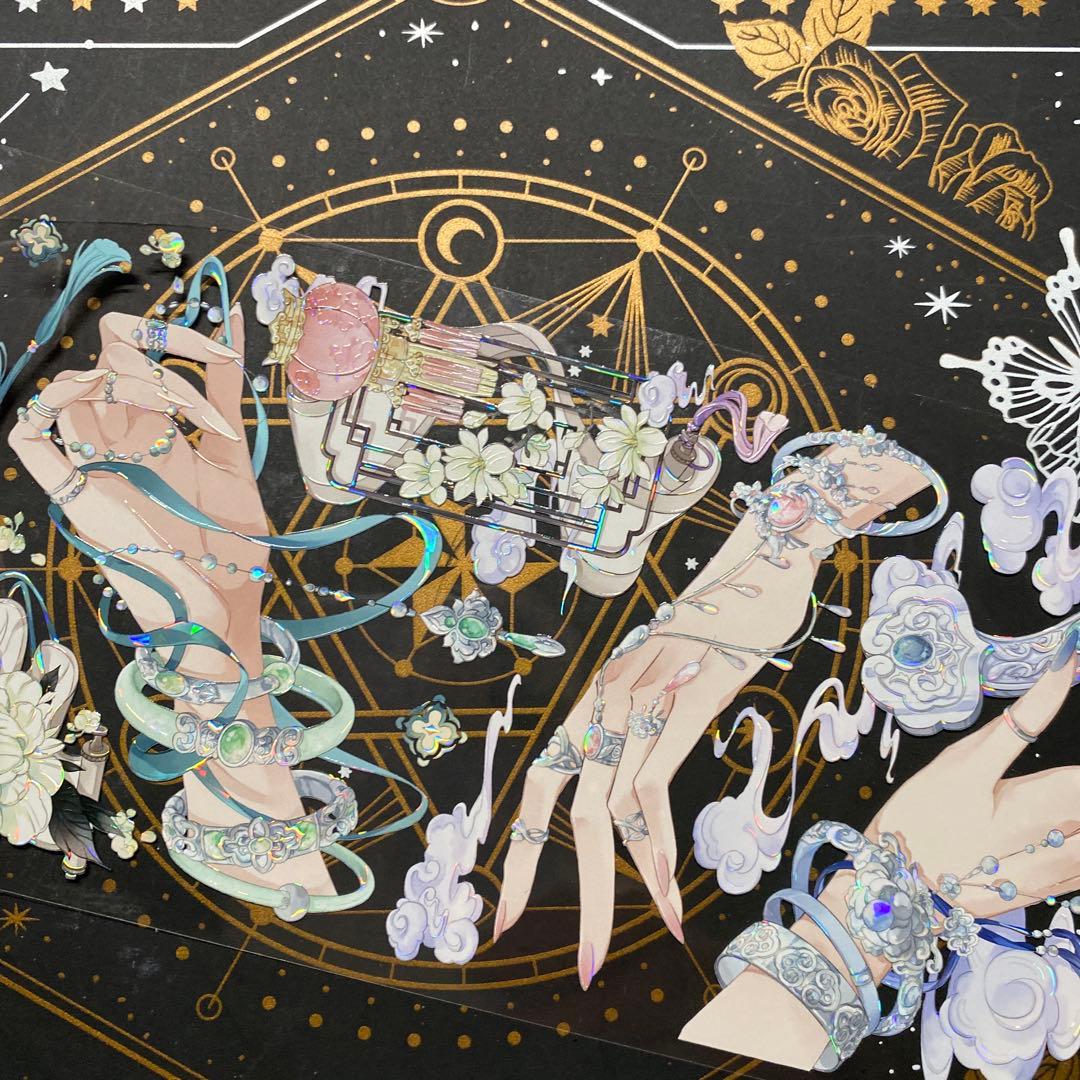 8064】海外マステ3/5/巻売り貝殻光マスキングテープ