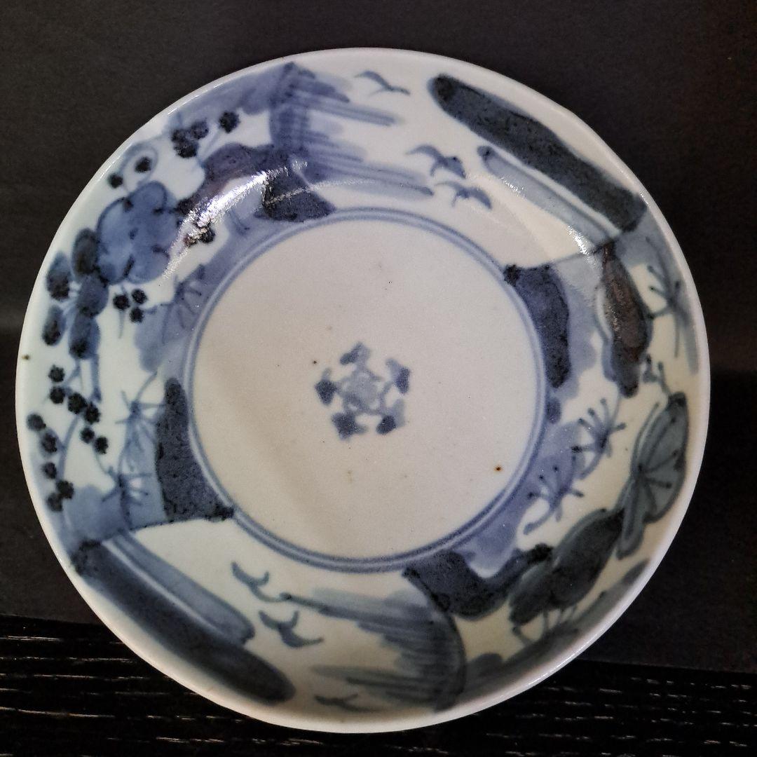 江戸初期 初期伊万里染付 初期渦福 1690…1710年 膳皿 - メルカリ