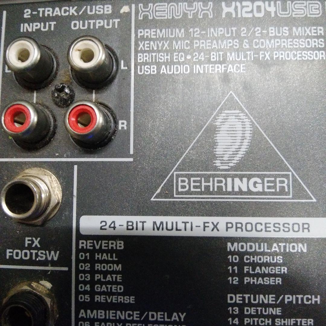 BEHRINGER XENYX X1204USB アナログミキサー(ジャンク品)