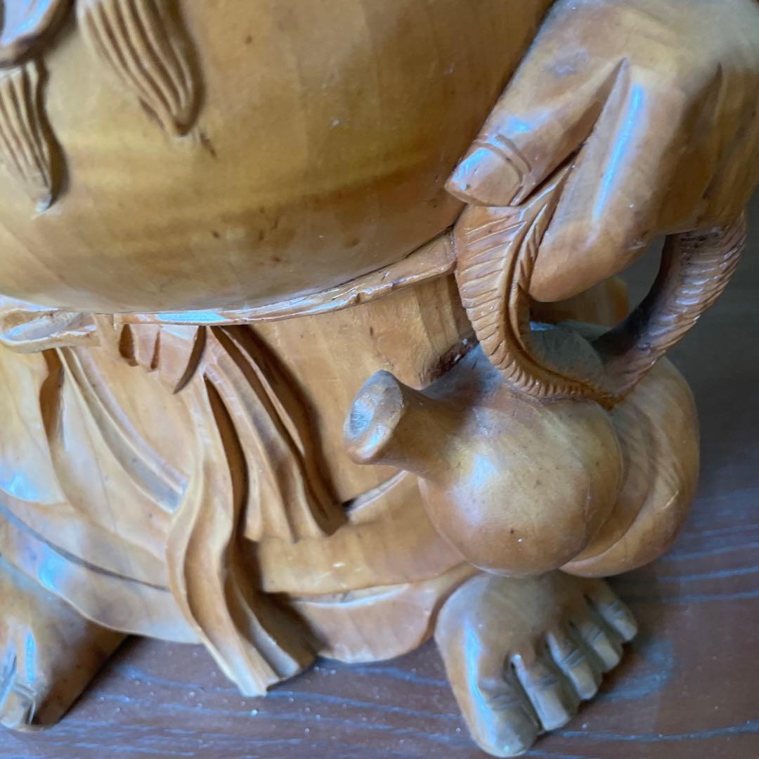 大黒様 木製 笑顔の仏像 約60cm 大黒様 木製 笑顔の仏像 約60cm 楽天市場】