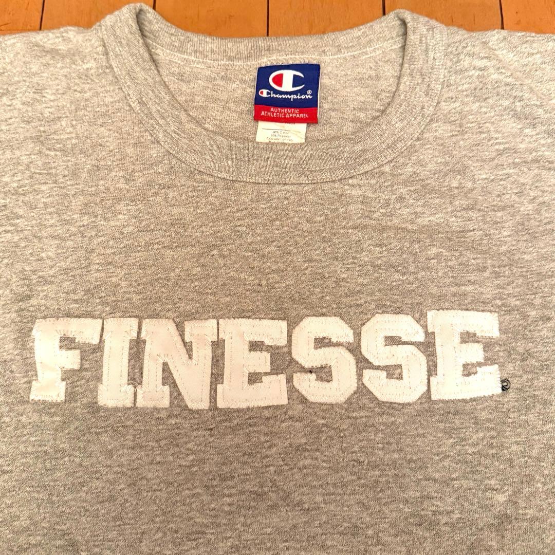 激レア] FINESSE SUPREME CHAMPION Tシャツ グレーM