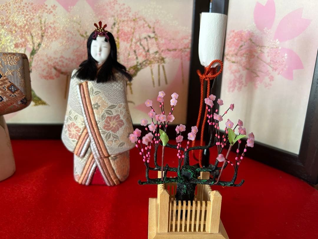 雛飾り　木目込み人形