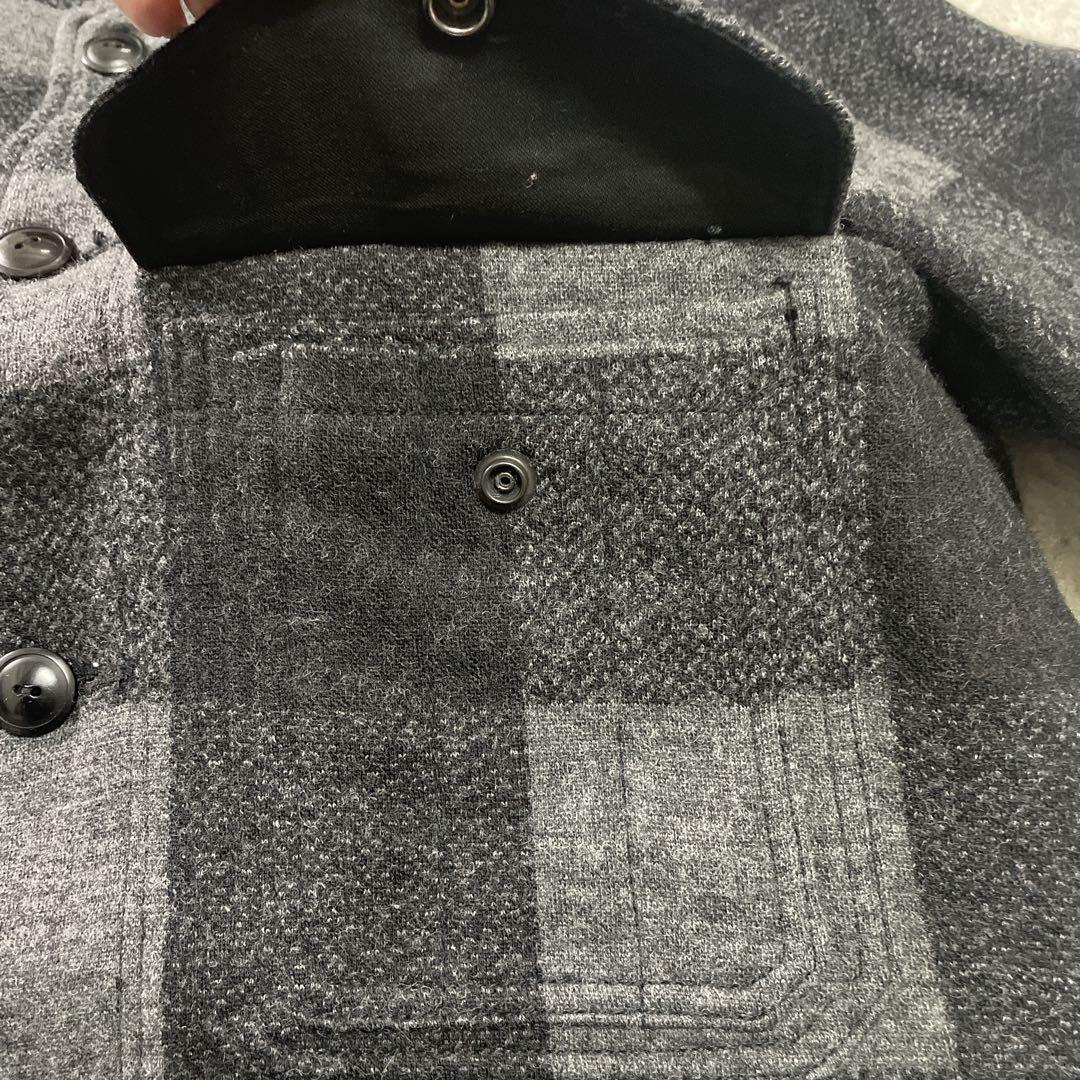 美品　ビームスプラス　フード付きハンティングジャケット　マッキーノジャケット　M