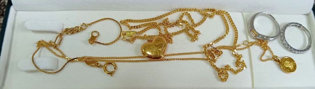 アクセサリー★ゴールドのネックレス★指輪★真珠のネックレス★K18ネックレス