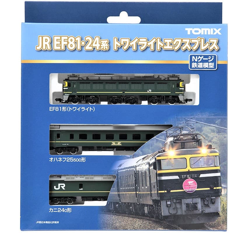 TOMIX 98359 EF81・24系トワイライトEXP基本A(3両)セット