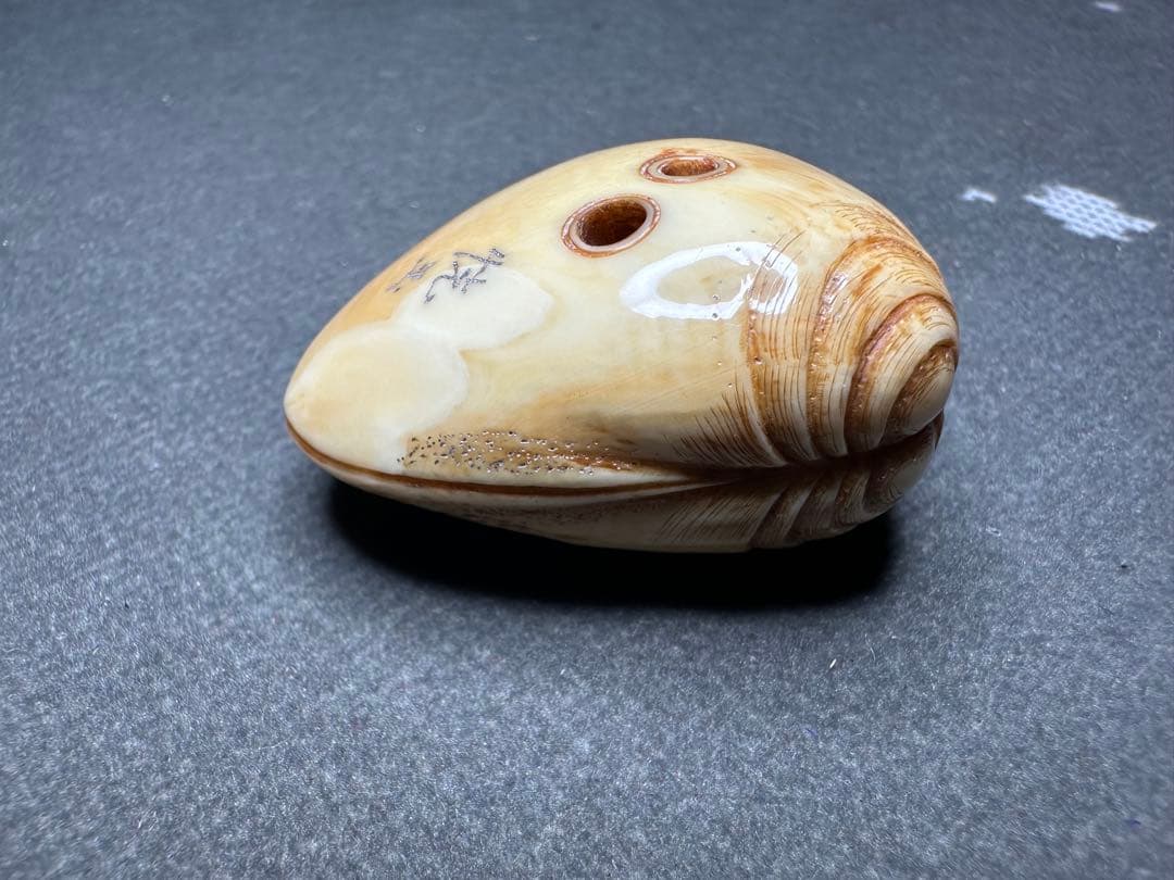 極上 浮世絵春画 根付 天然素材 アンティーク 骨董 飾り物 古美術 置物