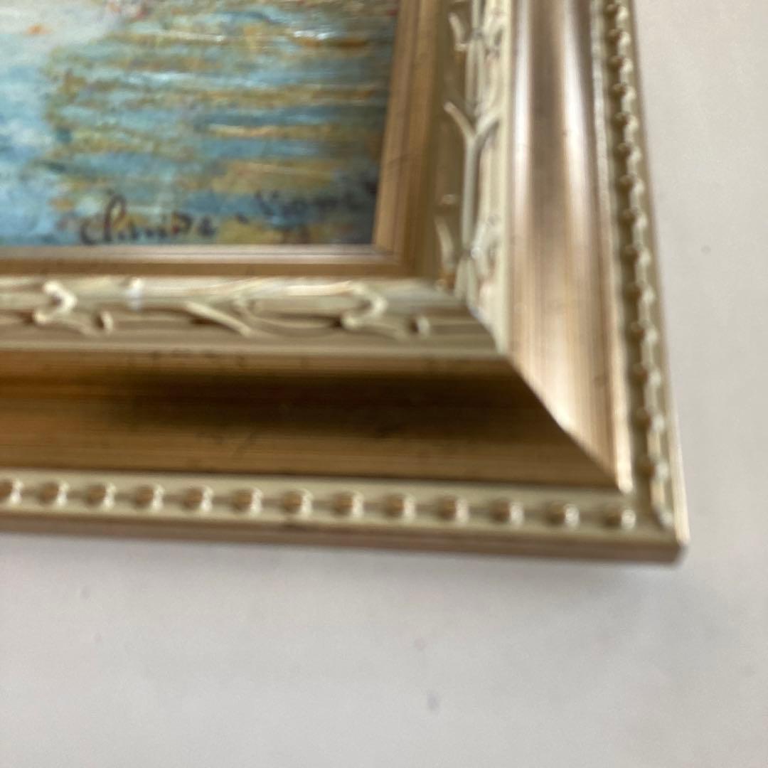 クロード・モネ「秋のアルジャントゥイユ」複製画　額入り世界名画　印象派　風景画