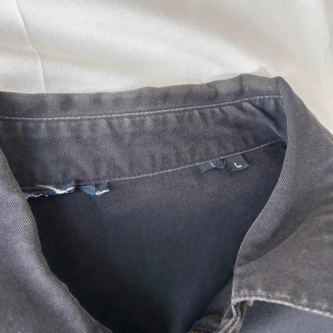 ラルフローレン 90s スイングトップ ネイビー L 胸元 ポニー 刺繍ロゴ