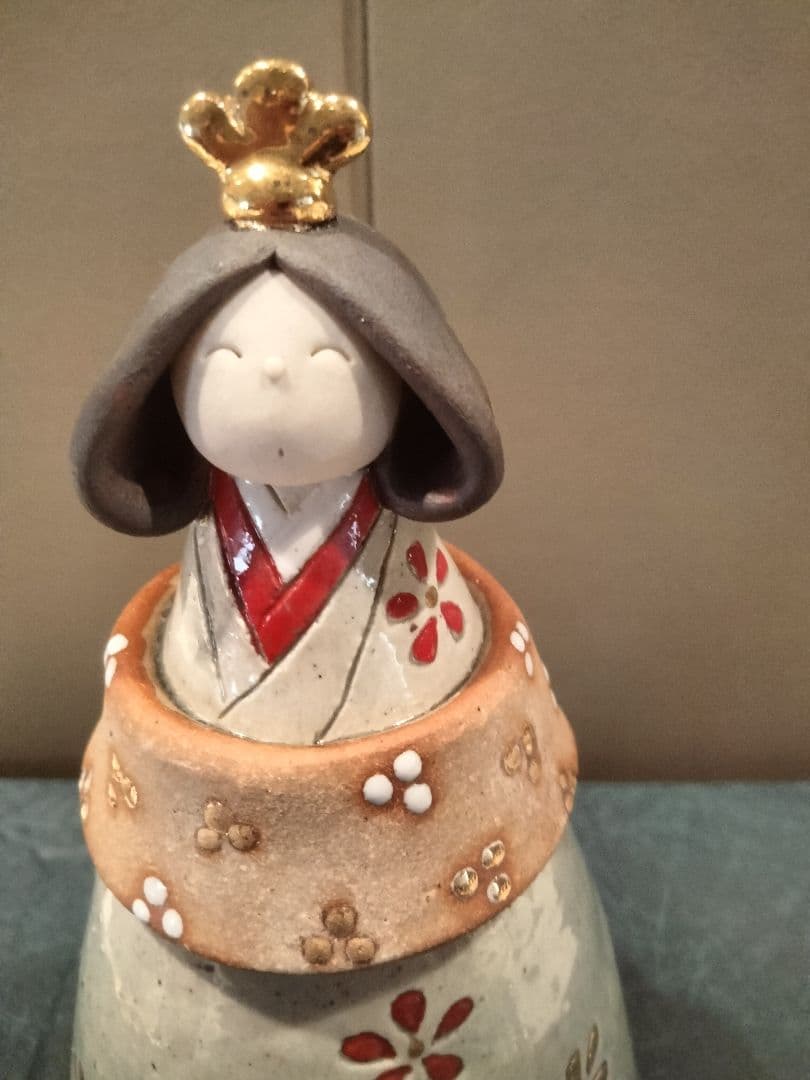 良品（good item）　雛人形（Hina doll）　陶器　作家、西崎和子