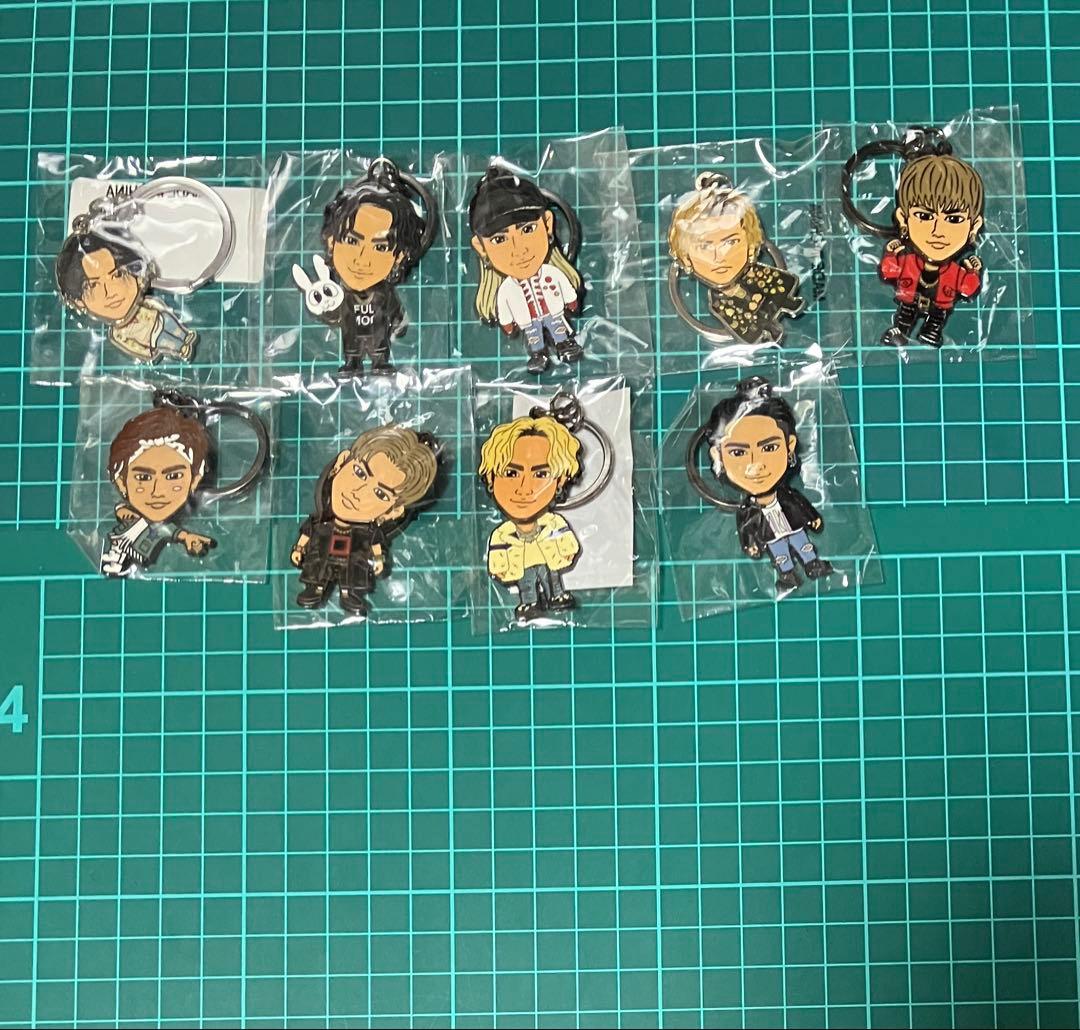 三代目 JSB 登坂広臣 首振りキーホルダー 9点 まとめ売り バラ売り不可